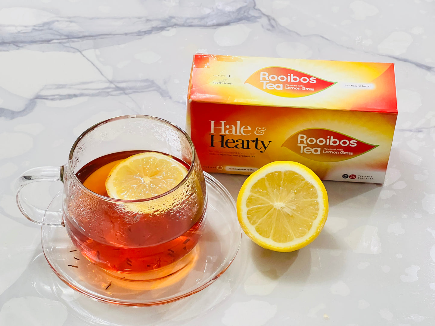 Organic Rooibos Lemongrass Tea Bags